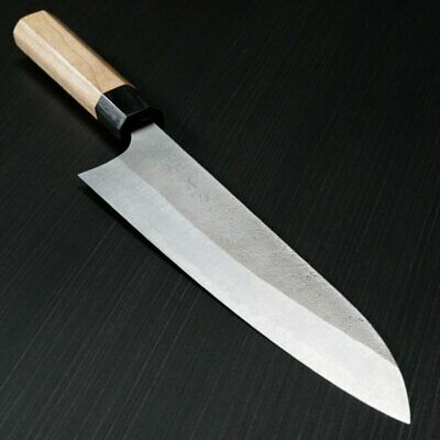 Japanese Kato AOGAMI Blue Super Clad St NASHIJI Gyuto Chef Knife 210mm Japan - Fresh Stock Dated January 2026