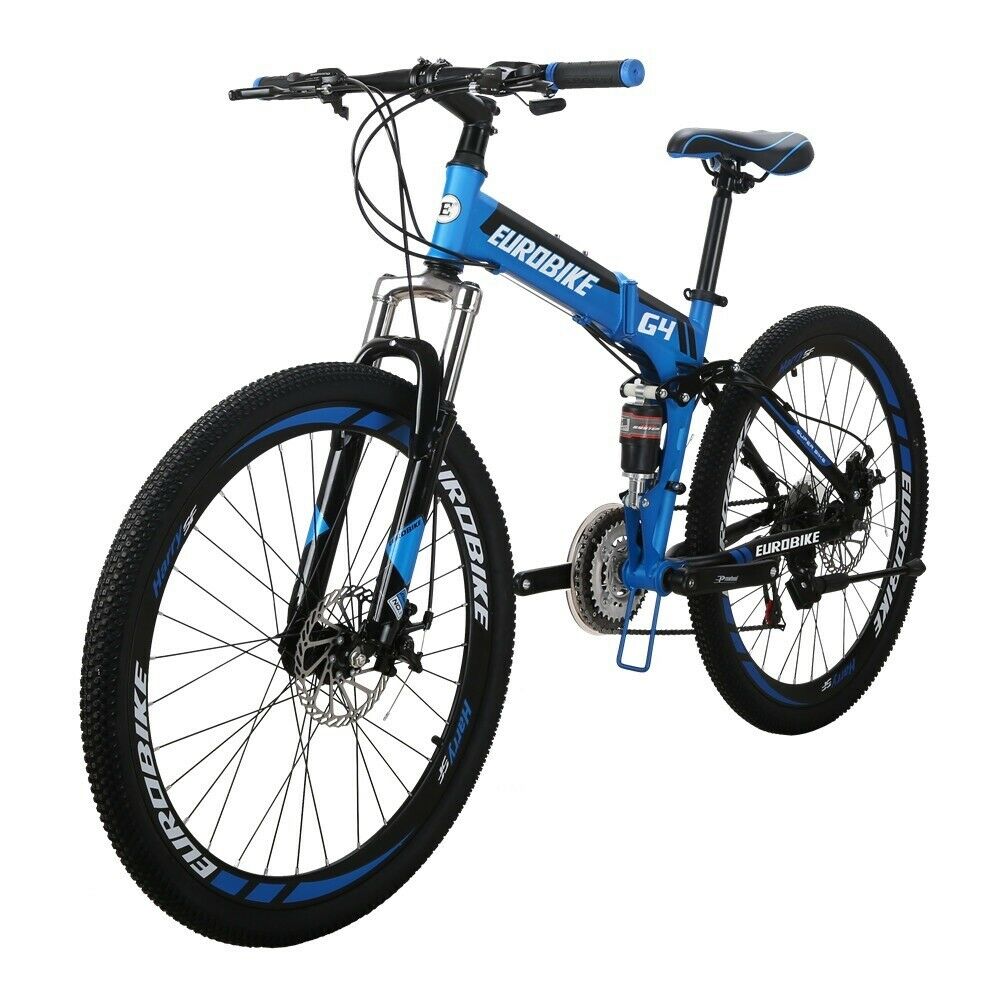 HYG4 Dual Suspension Folding Bike 26 Muti Spoke Wheel 21 Speed Mens Moutain Bike - Fresh Stock Dated January 2026