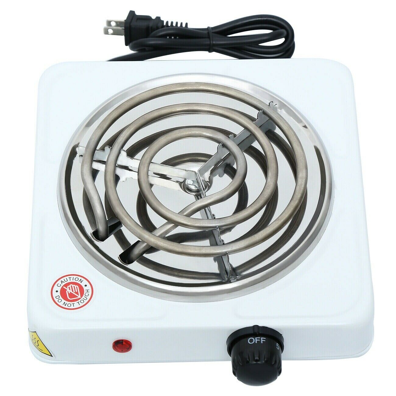 Burner Electric Single Stove 1000W Portable - Fresh Stock Dated February 2026