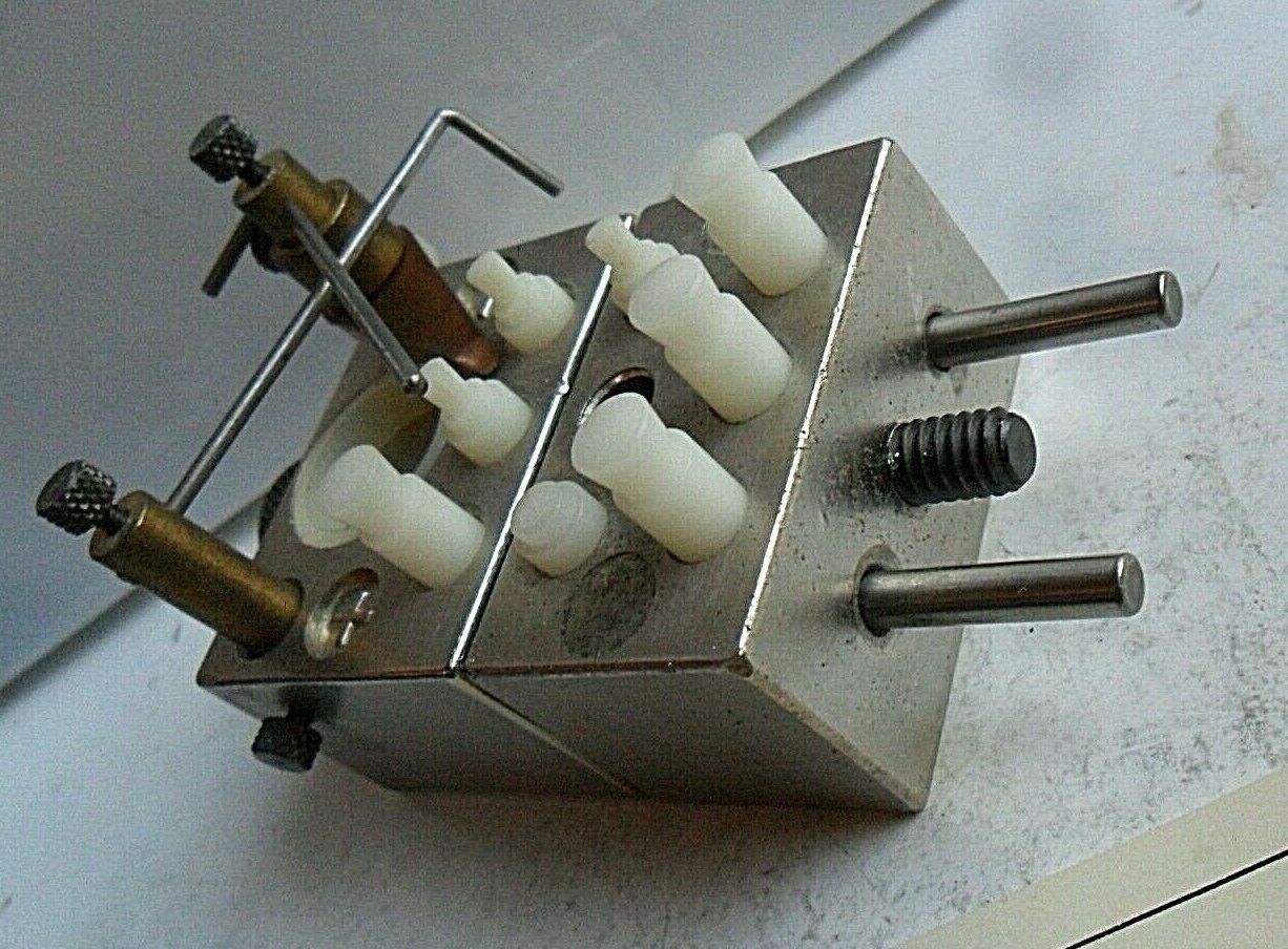 Vintage Bulova Watch Movement Holder No. 300 Watchmaker Tool w/ Box & Paper - Fresh Stock Dated December 2025