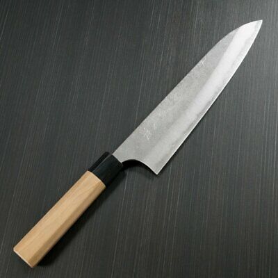Japanese Kato AOGAMI Blue Super Clad St NASHIJI Gyuto Chef Knife 210mm Japan - Fresh Stock Dated January 2026