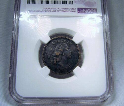 1794 1/2C HALF CENT VF DETAILS ENVIRONMENTAL DAMAGE NGC C544 - Fresh Stock Dated December 2025