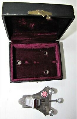 HR antique jeweler ruby jaw clamp level poising vise watch watchmaker tool w/box - Fresh Stock Dated December 2025