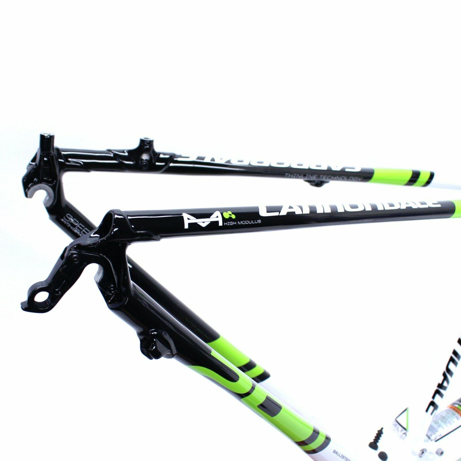 Cannondale 2014 F29 Hi-Mod Carbon Frame Only Small Green, White, + Black NOS - Fresh Stock Dated December 2025