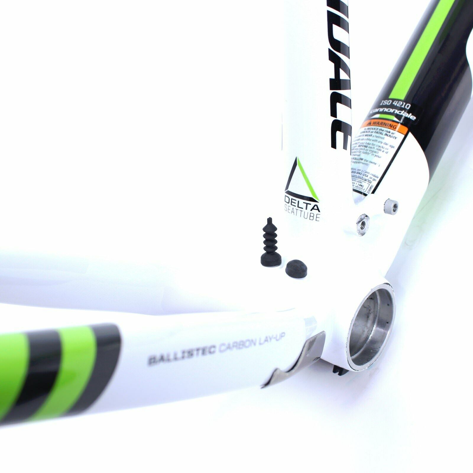 Cannondale 2014 F29 Hi-Mod Carbon Frame Only Small Green, White, + Black NOS - Fresh Stock Dated December 2025