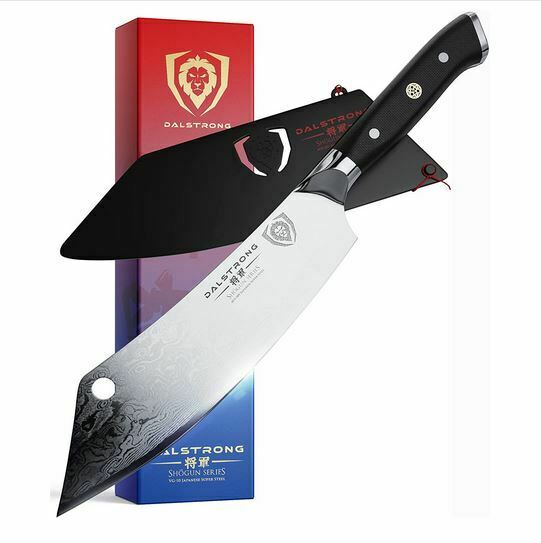 Dalstrong 8” “The Crixus” Chef and Cleaver Hybrid Knife  - Shogun Series - Fresh Stock Dated January 2026