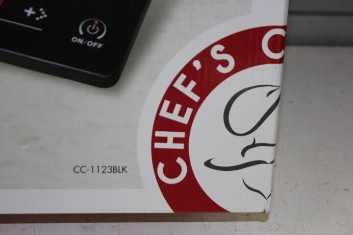 Chef's Counter CC-1123BLK Portable Infrared Electric Stovetop with Touch Control - Fresh Stock Dated February 2026