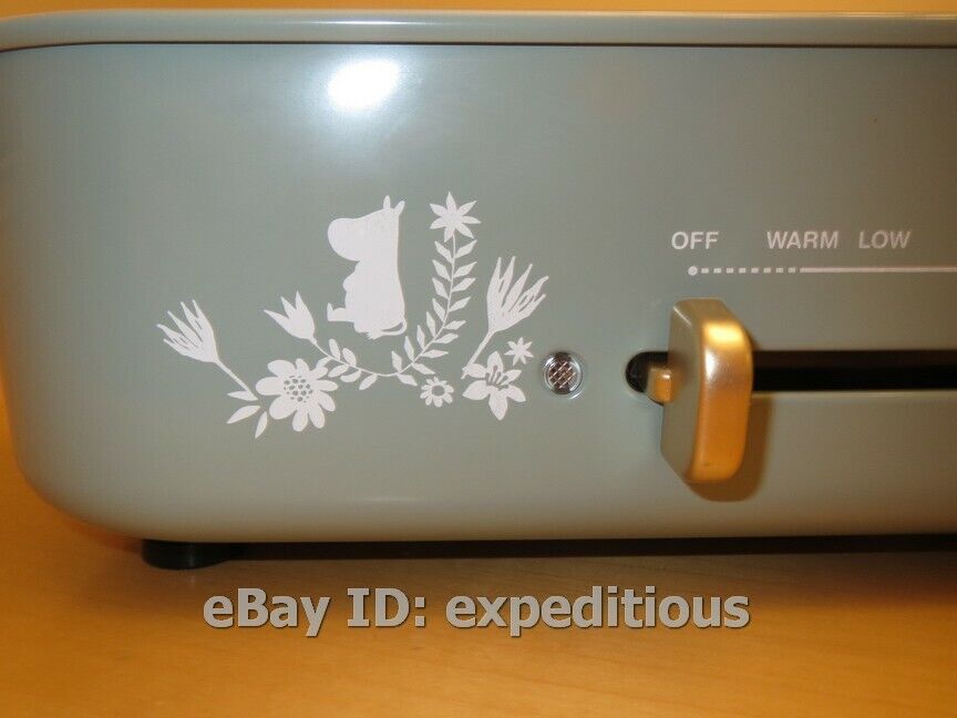 BRUNO MOOMIN COMPACT HOT PLATE JAPAN VERSION 100V WORKING PARTS ONLY PLEASE READ - Fresh Stock Dated February 2026