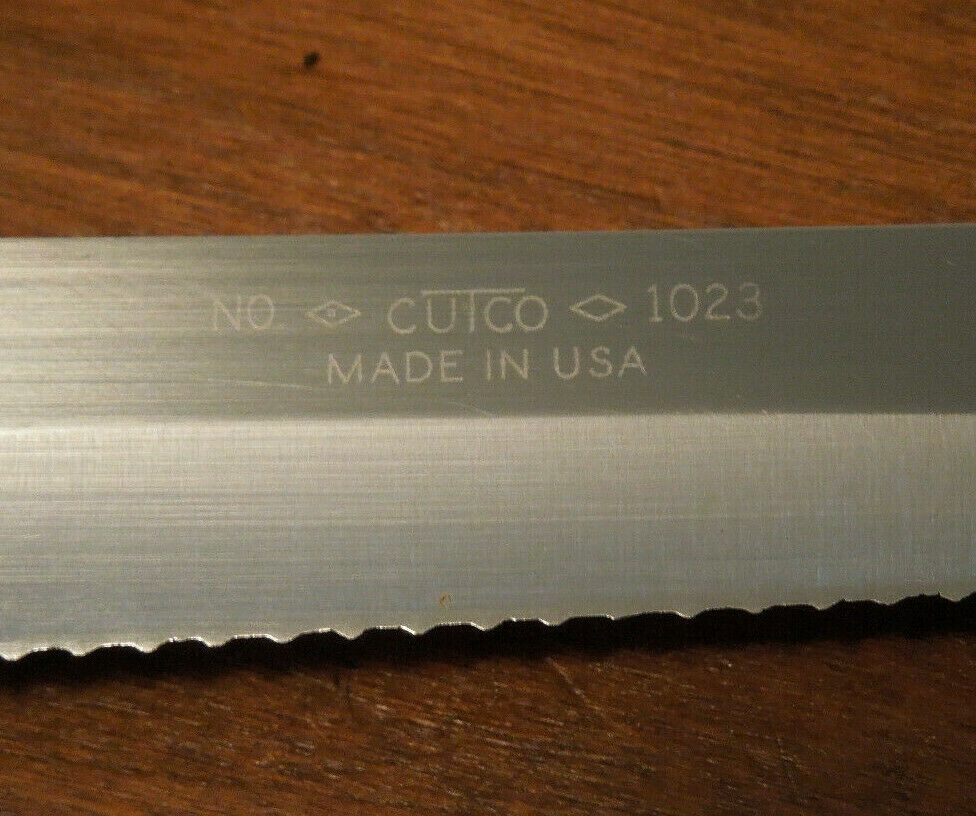 CUTCO 1023 Meat Serrated Carving Knife 9