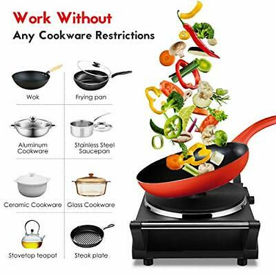 Hot Plate Portable Electric Stove 1500W Cast Iron Stove Single Burner - Fresh Stock Dated February 2026