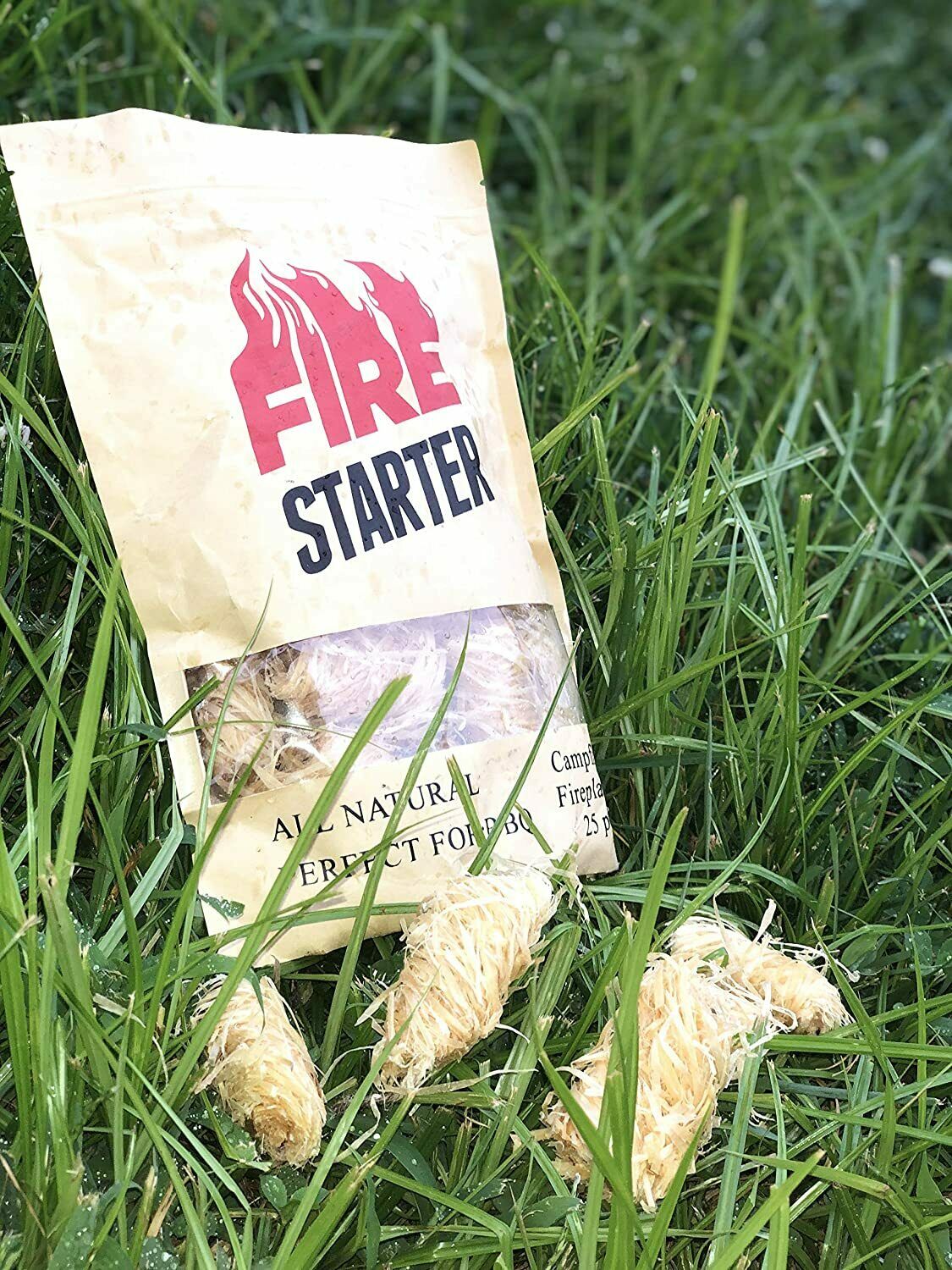 Fire Starter for Charcoal and Firewood Super Fast Lighting Perfect for BBQ - Fresh Stock Dated December 2025