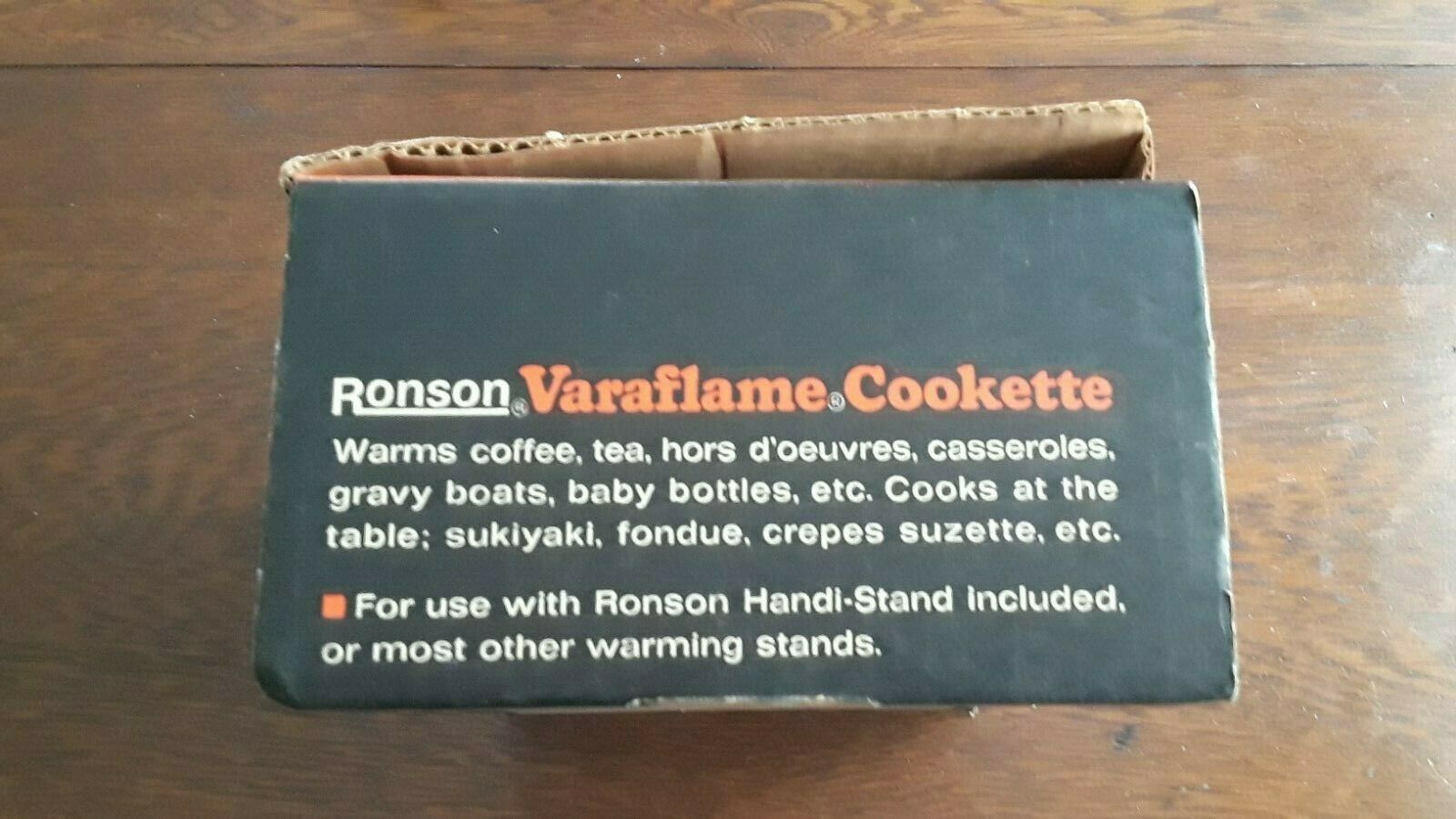 Ronson Varaflame Cookette Camp Stove Butane Gas Burner Vintage New In Box - Fresh Stock Dated February 2026