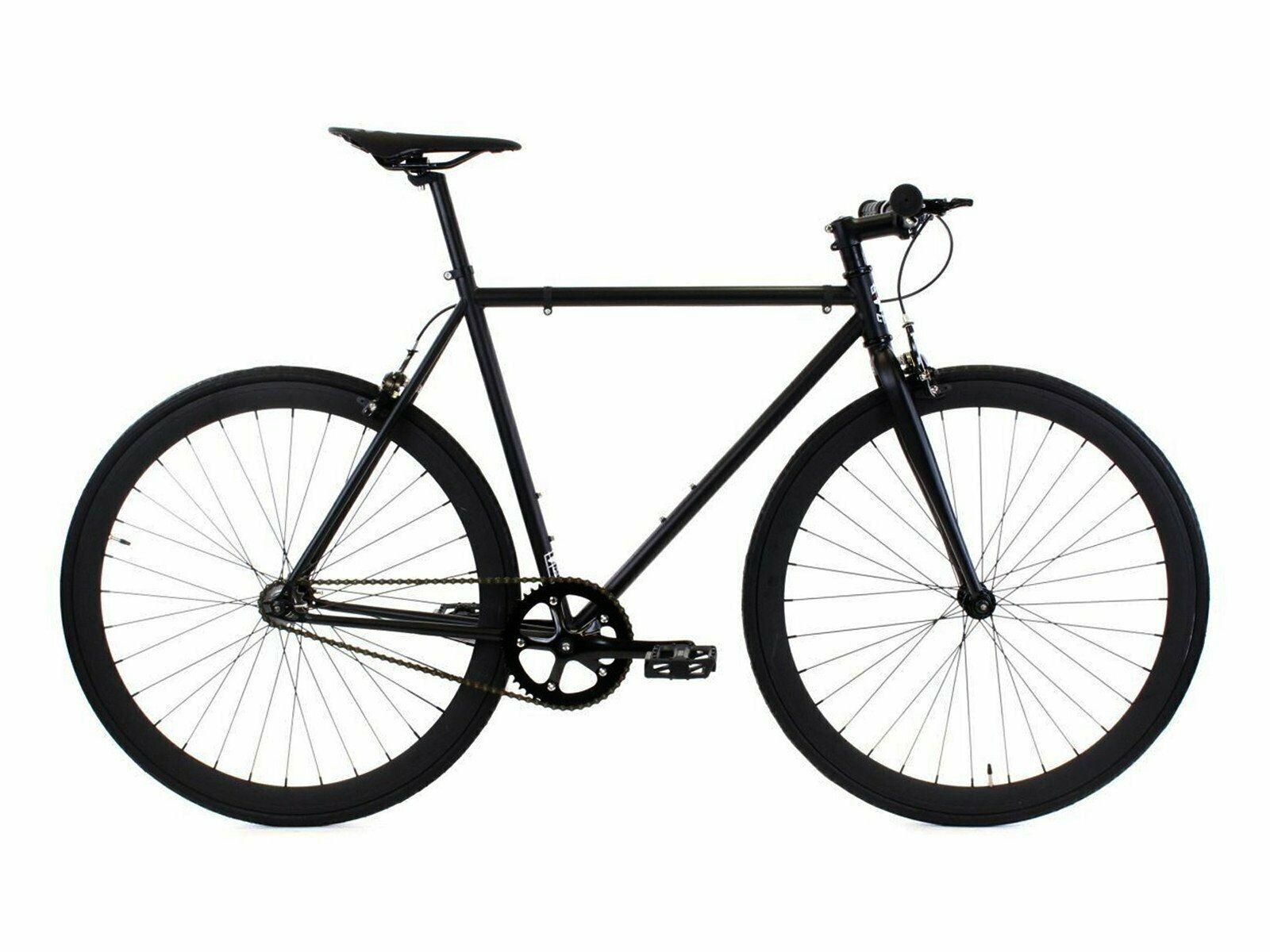 Golden Cycles Fixed Gear Single Speed Bike Bicycle Vader Black Matte 52cm - Fresh Stock Dated January 2026