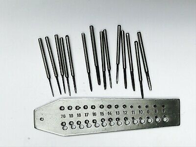 SCREWPLATE MINI TAP & DIE SET 14 TAPS  0.7mm -2mm Range JEWELRY &  WATCH REPAIR - Fresh Stock Dated December 2025