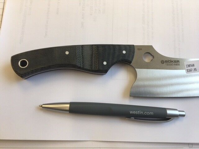 BOKER GORM CHEF'S KNIFE BLACK 130560 - Fresh Stock Dated January 2026