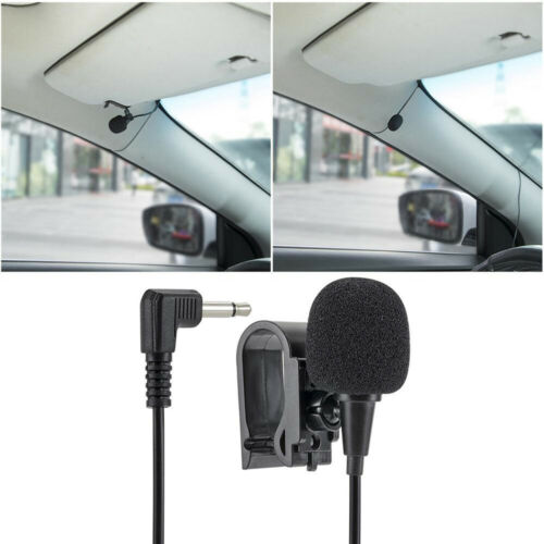 2.5mm Microphone Car Stereo GPS Bluetooth Enabled Audio DVD External Microphone - Fresh Stock Dated January 2026