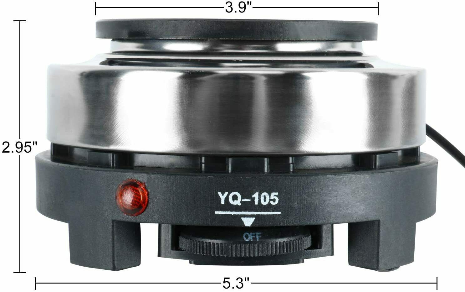 Electric Portable Hot Plate Countertop Stove Cooker 110V 500W 5.5