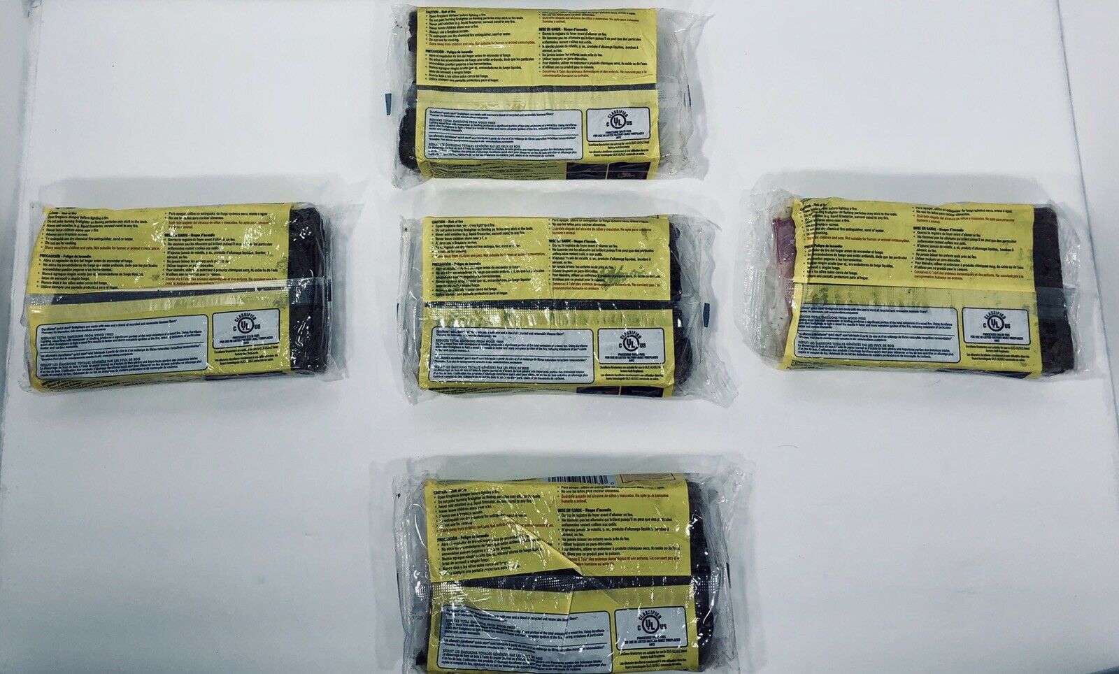 5 Duraflame Quick Start 4 Pack Fast Firelighter Fireplace Pit Wood Light Starter - Fresh Stock Dated January 2026