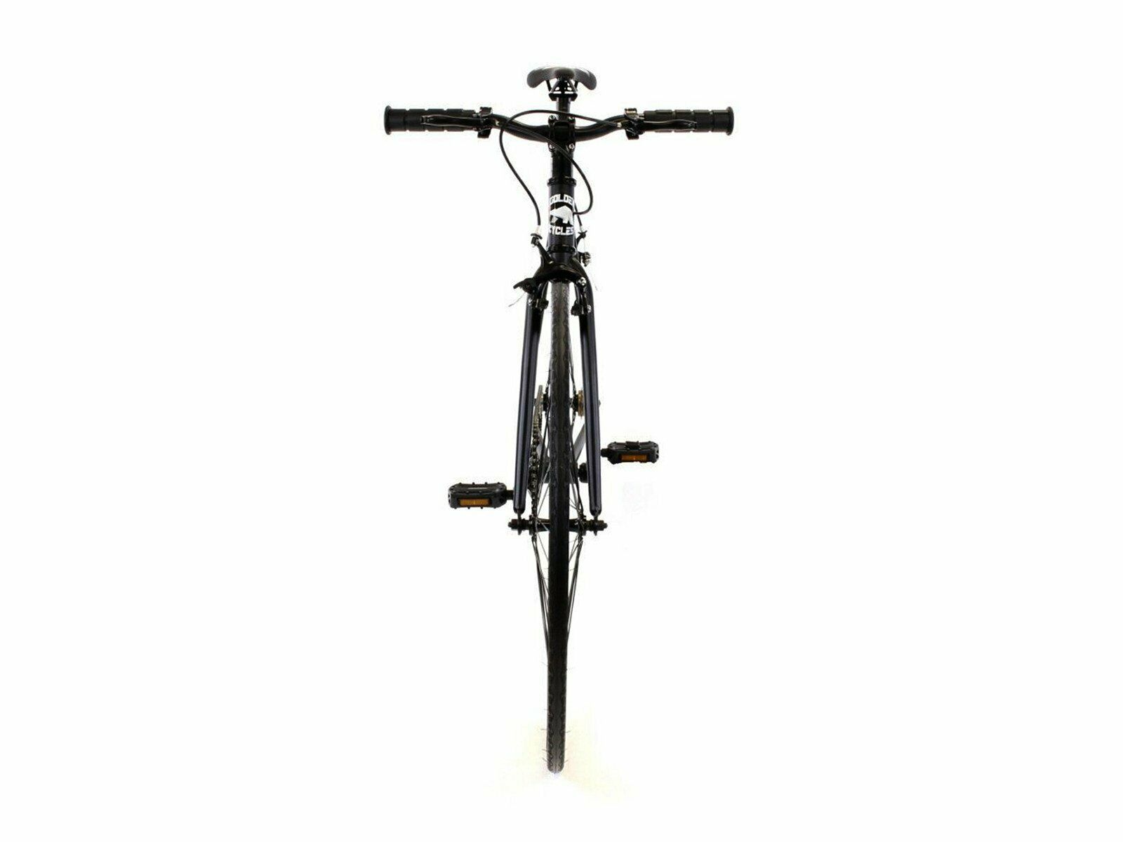 Golden Cycles Fixed Gear Single Speed Bike Bicycle Vader Black Matte 52cm - Fresh Stock Dated January 2026
