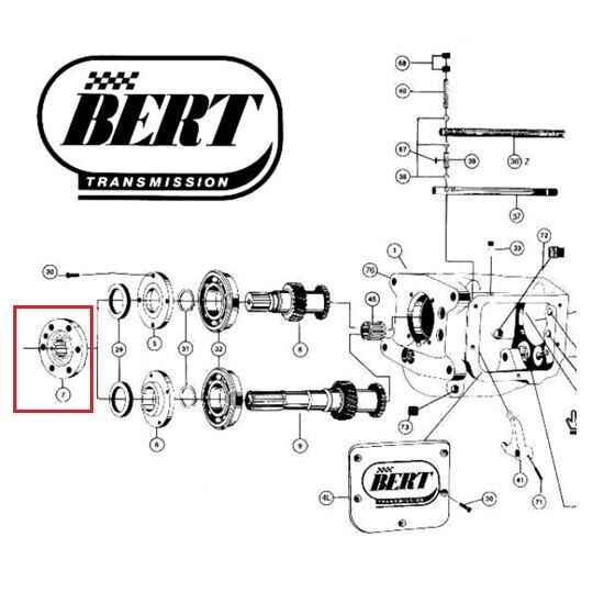 Bert LMZ Transmission Kit for 1 Piece Rear Main Seal - Fresh Stock Dated January 2026