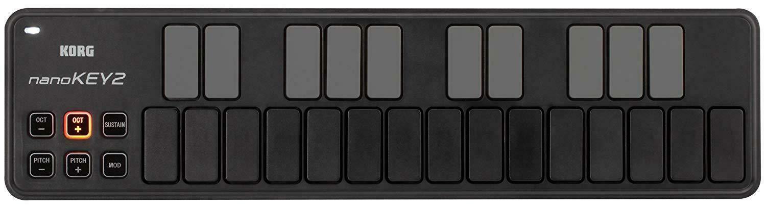 KORG Slim-Line USB Keyboard NANOKEY2 Black New in Box - Fresh Stock Dated December 2025