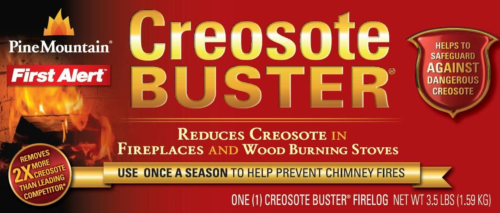 Creosote Buster Safety Fire Log Fireplace Maintenance Chimney Sweep Cleaning - Fresh Stock Dated December 2025