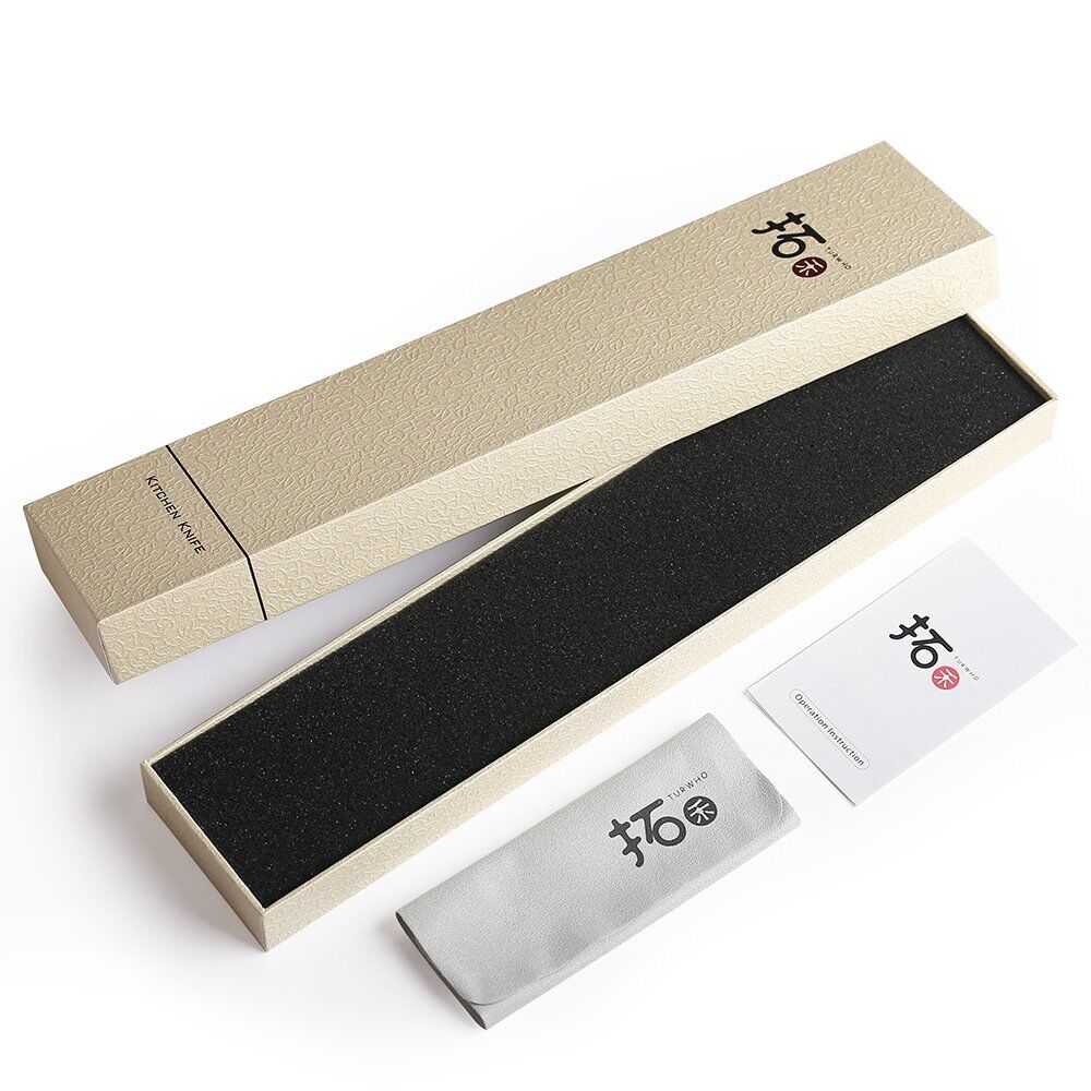 TURWHO 8'' Slicing Knife 67-Layer Japanese VG10 Damascus Steel Chef Slicer Knife - Fresh Stock Dated January 2026