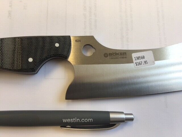 BOKER GORM CHEF'S KNIFE BLACK 130560 - Fresh Stock Dated January 2026