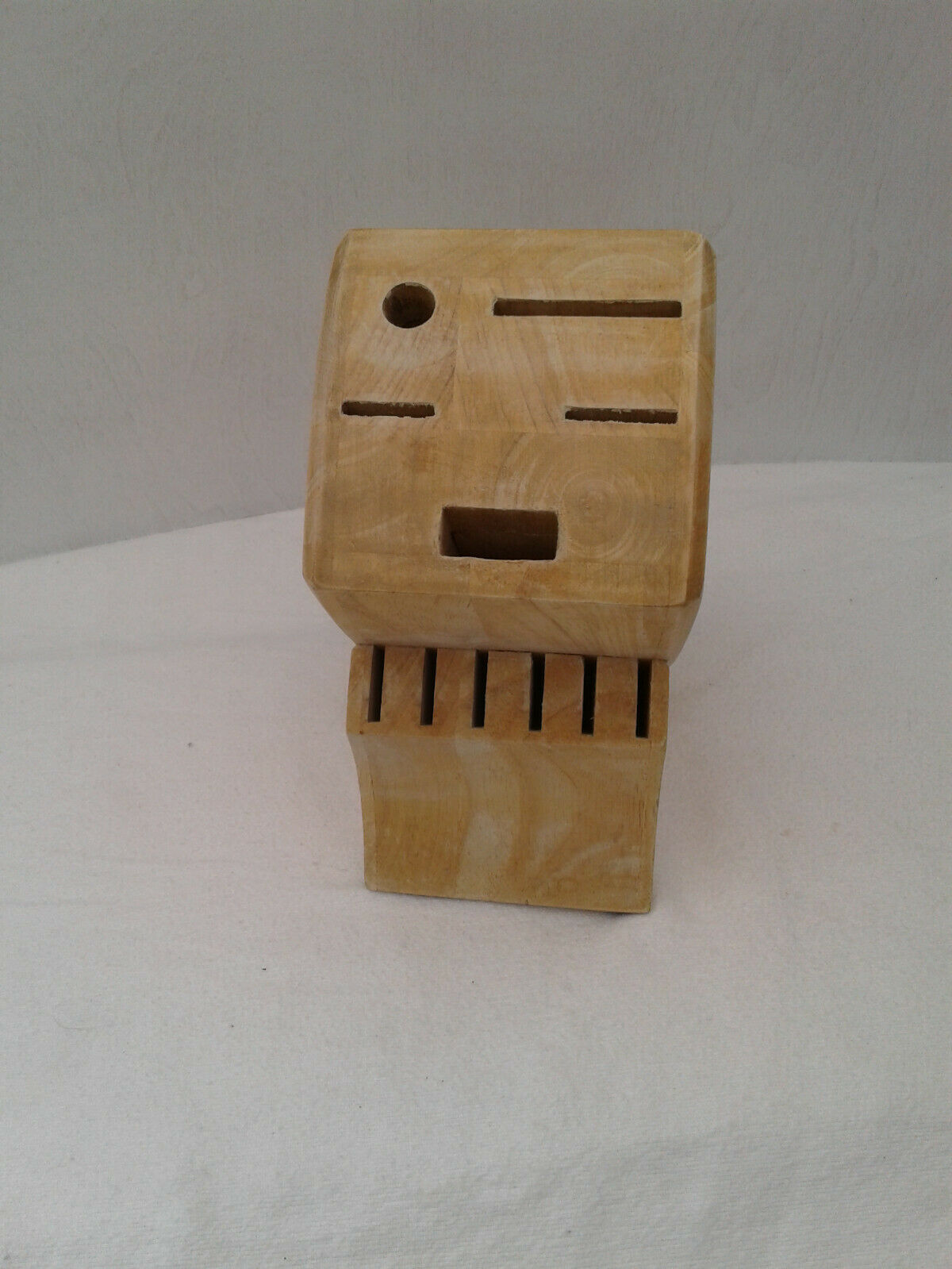 Chicago Cutlery Knife Set Block Only Wood Solid 11 Piece Set Hold Nice pre-owned - Fresh Stock Dated January 2026