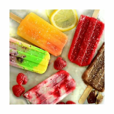 Norpro Frozen Ice Pop Maker, 4x9x5.5 inches, White/Blue - Fresh Stock Dated February 2026