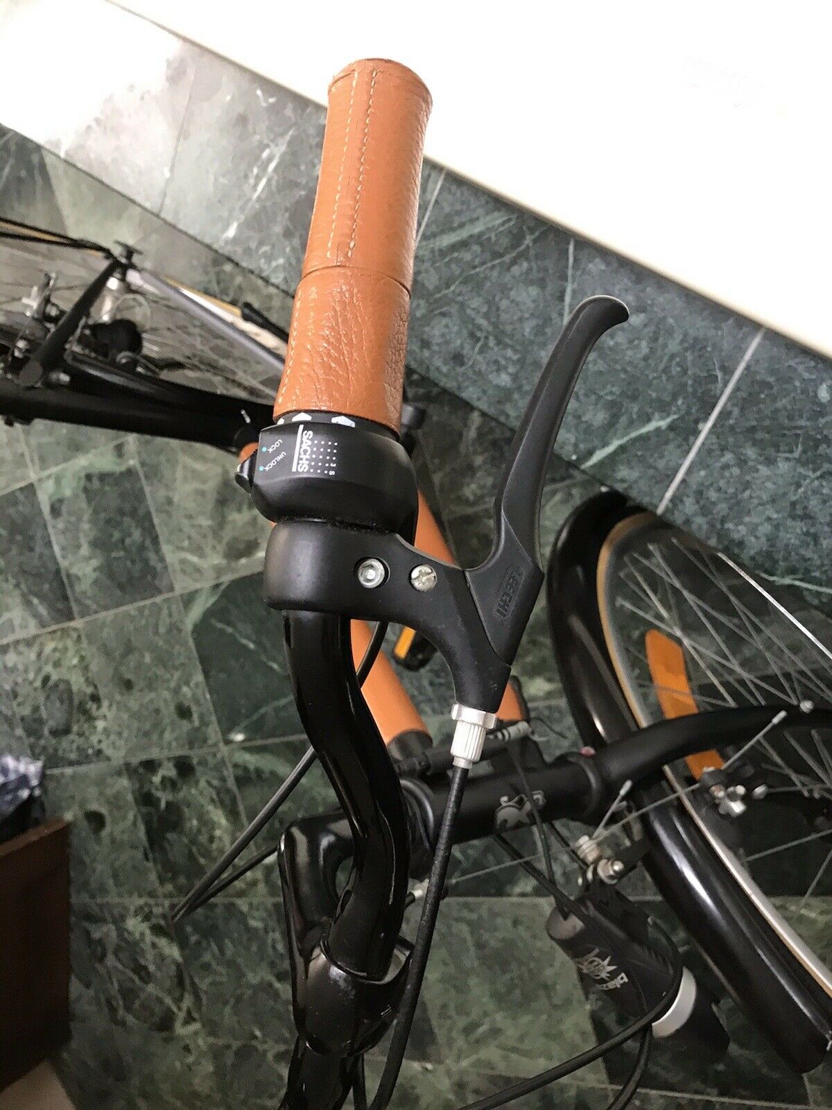 HERMES LEATHER BICYCLE BARENIA - Fresh Stock Dated January 2026