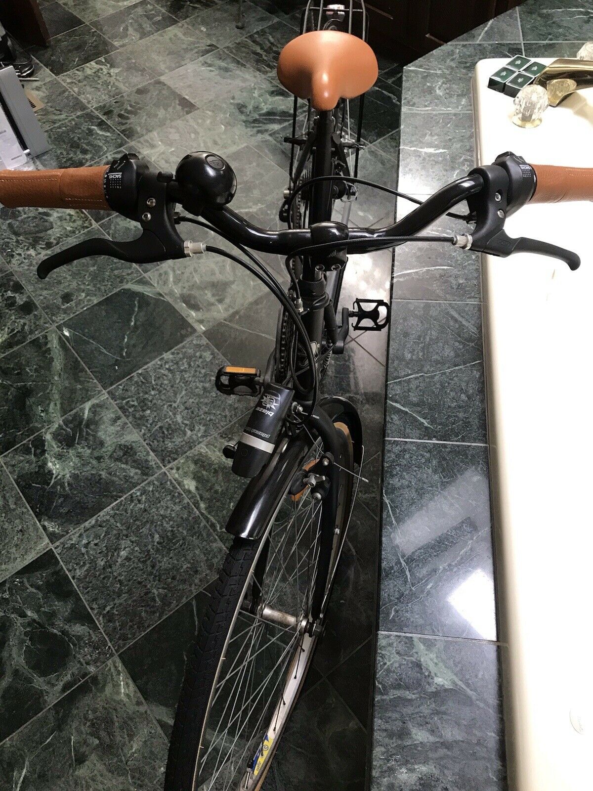 HERMES LEATHER BICYCLE BARENIA - Fresh Stock Dated January 2026