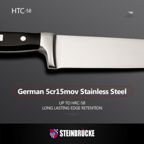 Kitchen Knife Chef Knives 8 inch German High Quality Stainless Steel - Fresh Stock Dated January 2026