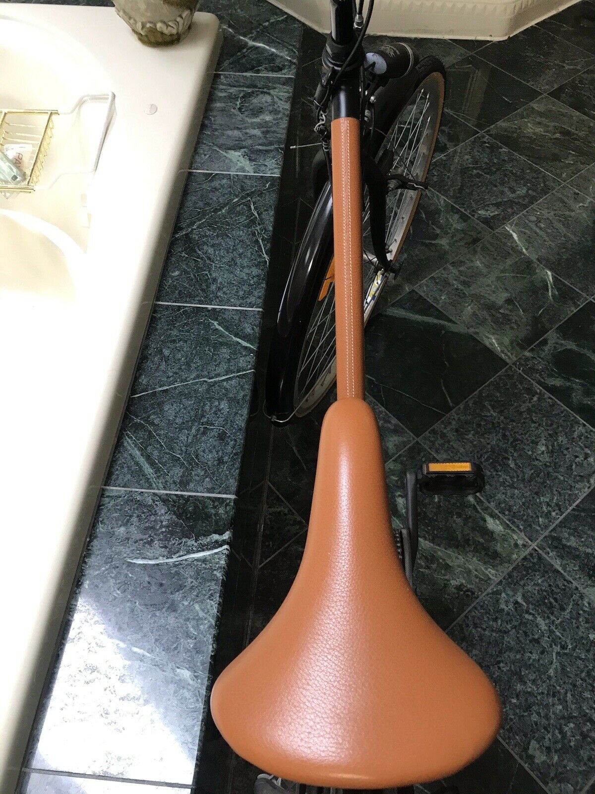 HERMES LEATHER BICYCLE BARENIA - Fresh Stock Dated January 2026