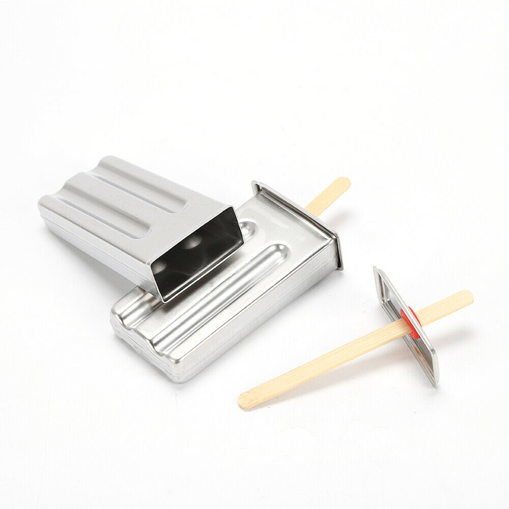 10PCS Ice Cream Stick Mold, Stainless Steel Pop Popsicle Mold Kitchen Frozen - Fresh Stock Dated February 2026