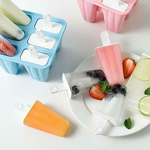 Popsicle Molds 6 Pieces Silicone Ice Pop Molds BPA Free Popsicle Mold Blue - Fresh Stock Dated February 2026