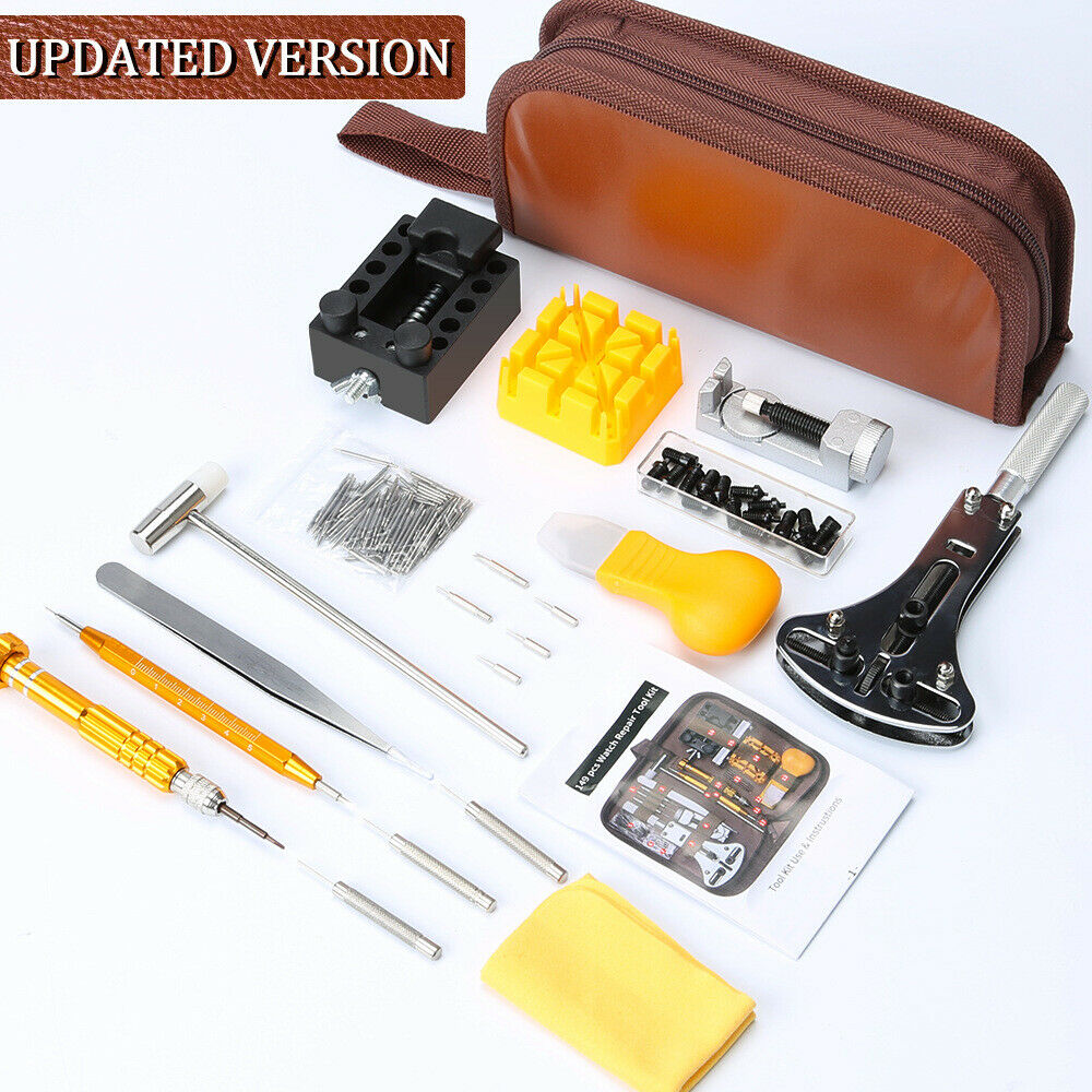 Watch Repair Kits 149pcs Backcase Remover Opener Screwdriver Tool Sets With Case - Fresh Stock Dated December 2025