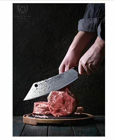 Dalstrong 8” “The Crixus” Chef and Cleaver Hybrid Knife  - Shogun Series - Fresh Stock Dated January 2026