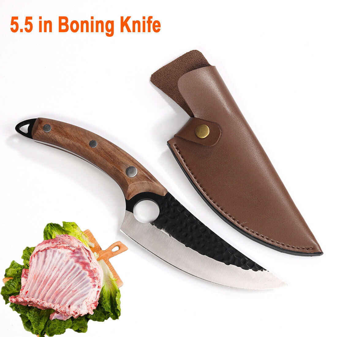 Serbian Chef Knife Forged Kitchen Butcher Boning Cleaver Hunting Slicing Knife - Fresh Stock Dated January 2026