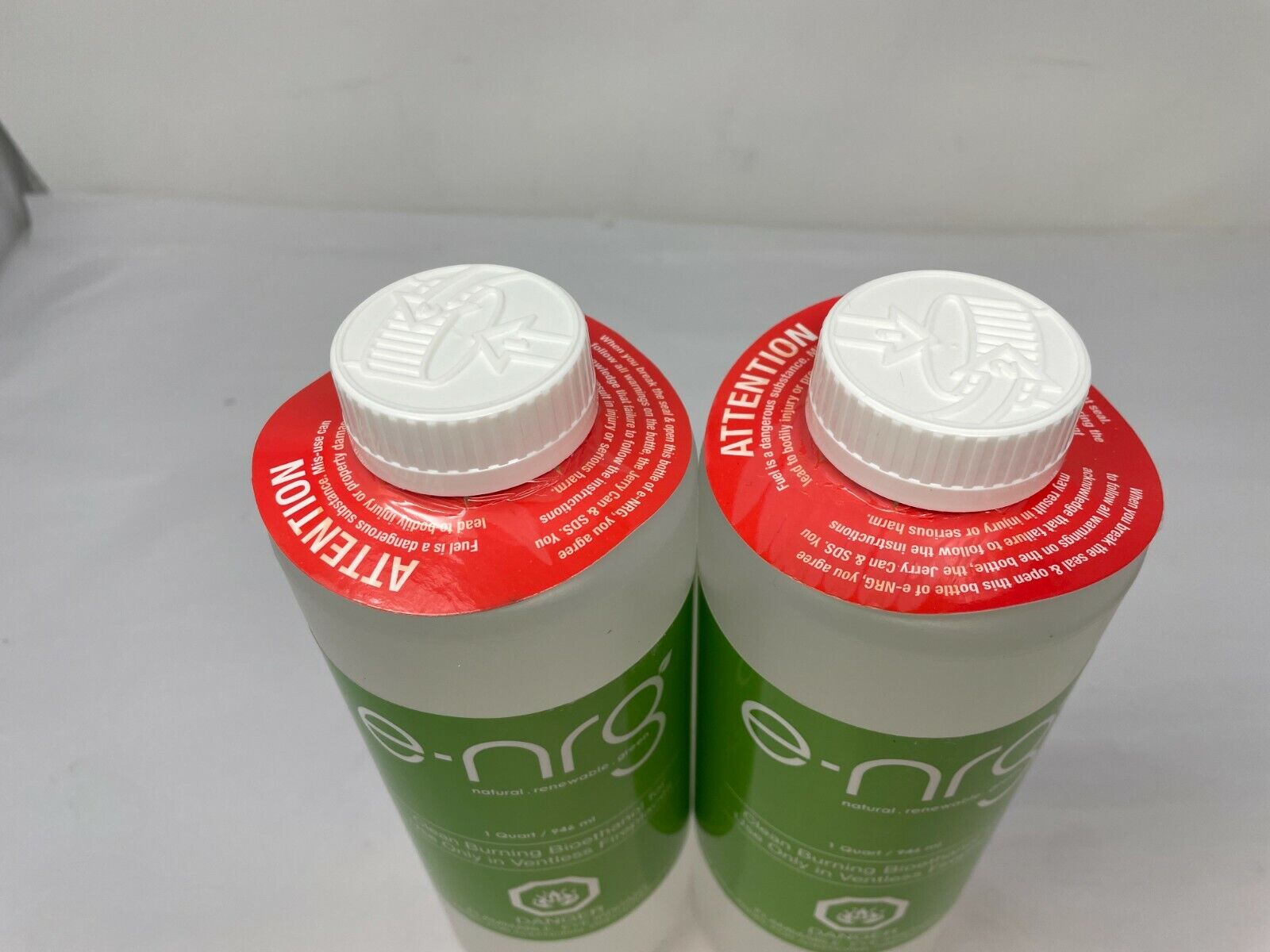 2 Quarts of e-NRG Bio Ethanol Fireplace & Fire Pit Fuel Fuel for Indoor/Outdoor - Fresh Stock Dated January 2026