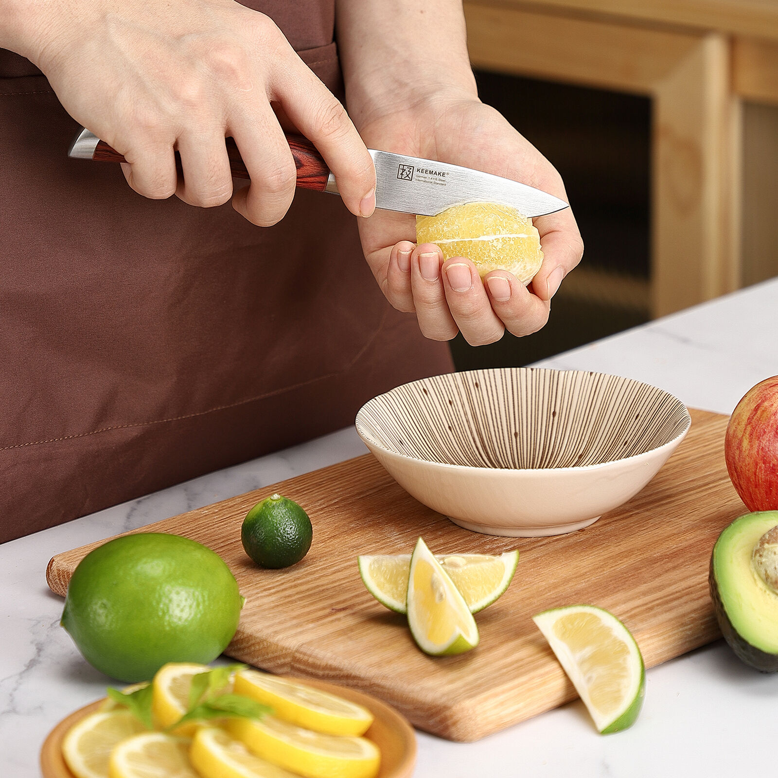 3.5 inch Paring Knife Peeling Knife Stainless Steel Utility Razor sharp Cutter - Fresh Stock Dated January 2026