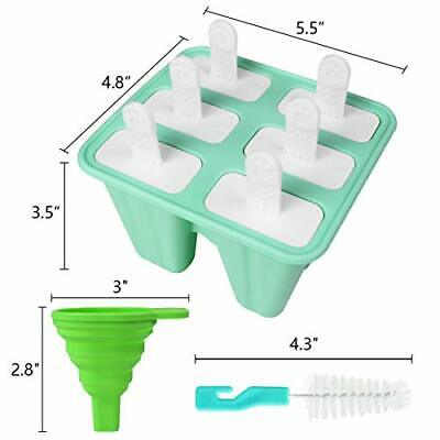 Popsicle Molds, Silicone Popsicle Molds DIY Reusable Ice Pop Molds - Easy - Fresh Stock Dated January 2026