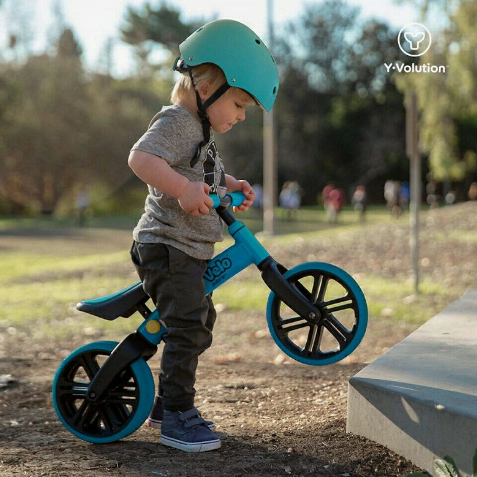 Yvolution Y VELO Junior Toddler STARTER BALANCE BIKE No-Pedal CHOOSE COLOR! FUN - Fresh Stock Dated December 2025