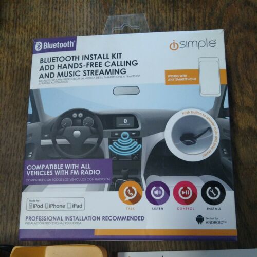 iSimple ISFM2351 TranzIt BLU HF Bluetooth Enabled FM Transmitter--NEW IN BOX - Fresh Stock Dated December 2025