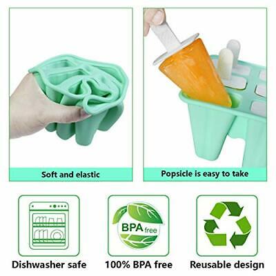 Popsicle Molds, Silicone Popsicle Molds DIY Reusable Ice Pop Molds - Easy - Fresh Stock Dated January 2026