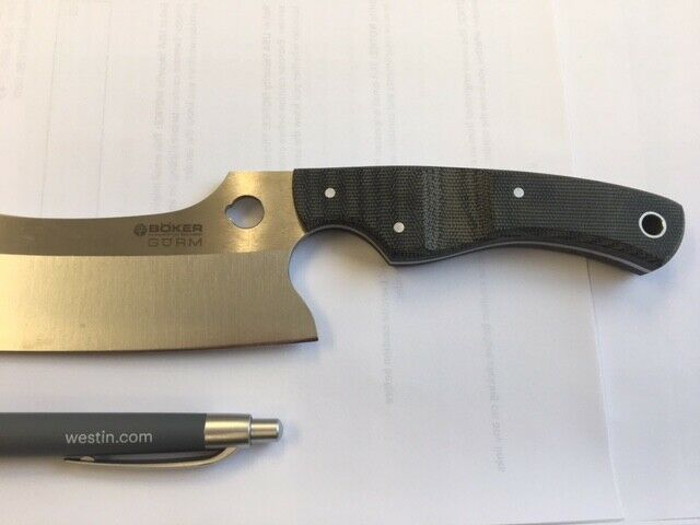 BOKER GORM CHEF'S KNIFE BLACK 130560 - Fresh Stock Dated January 2026