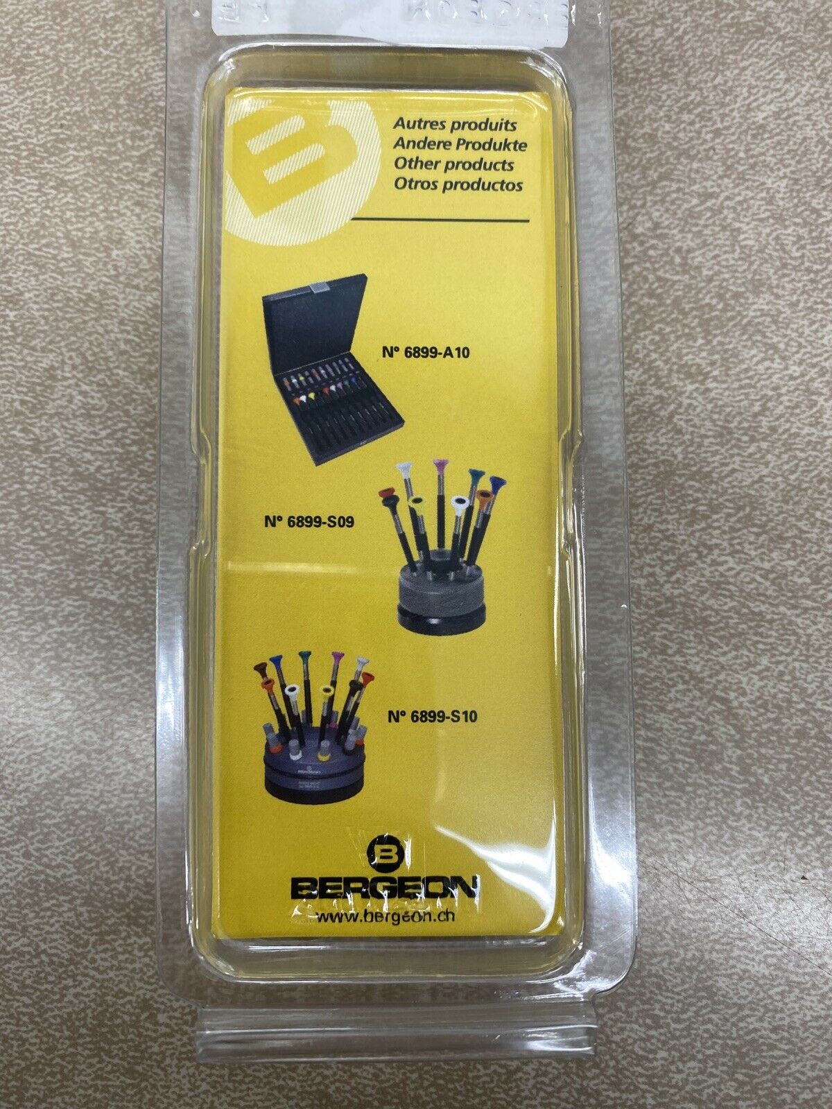 Bergeon Swiss Made Screwdriver 1.20mm No. 6899-120 - Fresh Stock Dated December 2025