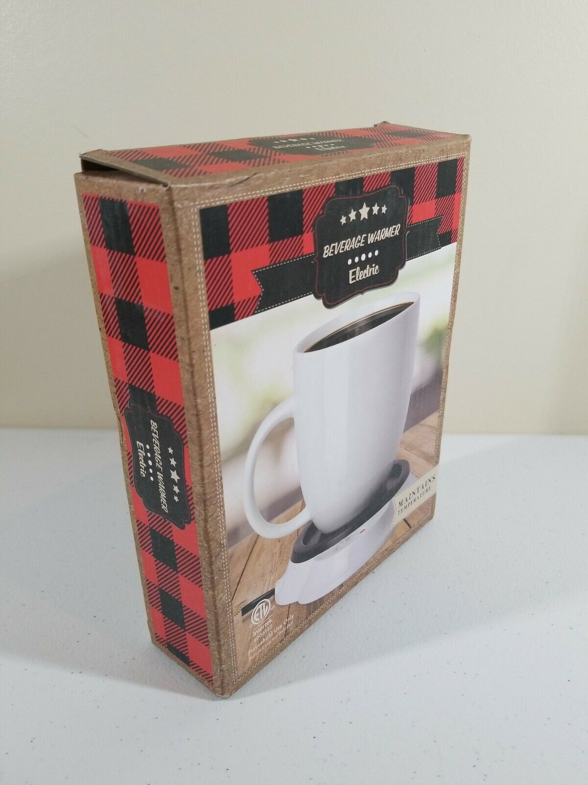 New White Intertek Electric Beverage Warmer - Open Box - Stylish For Home/Office - Fresh Stock Dated February 2026