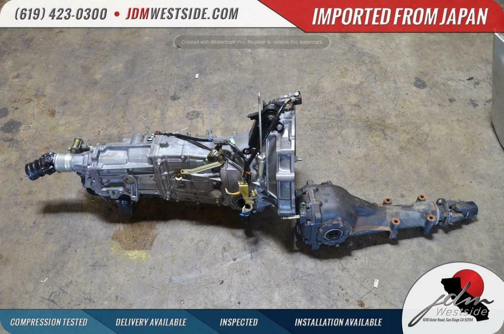 JDM 2004 2005 2006 SUABARU  LEGACY EJ20X  TRANSMISSION AND REAR DIFF FD 4.11 - Fresh Stock Dated December 2025
