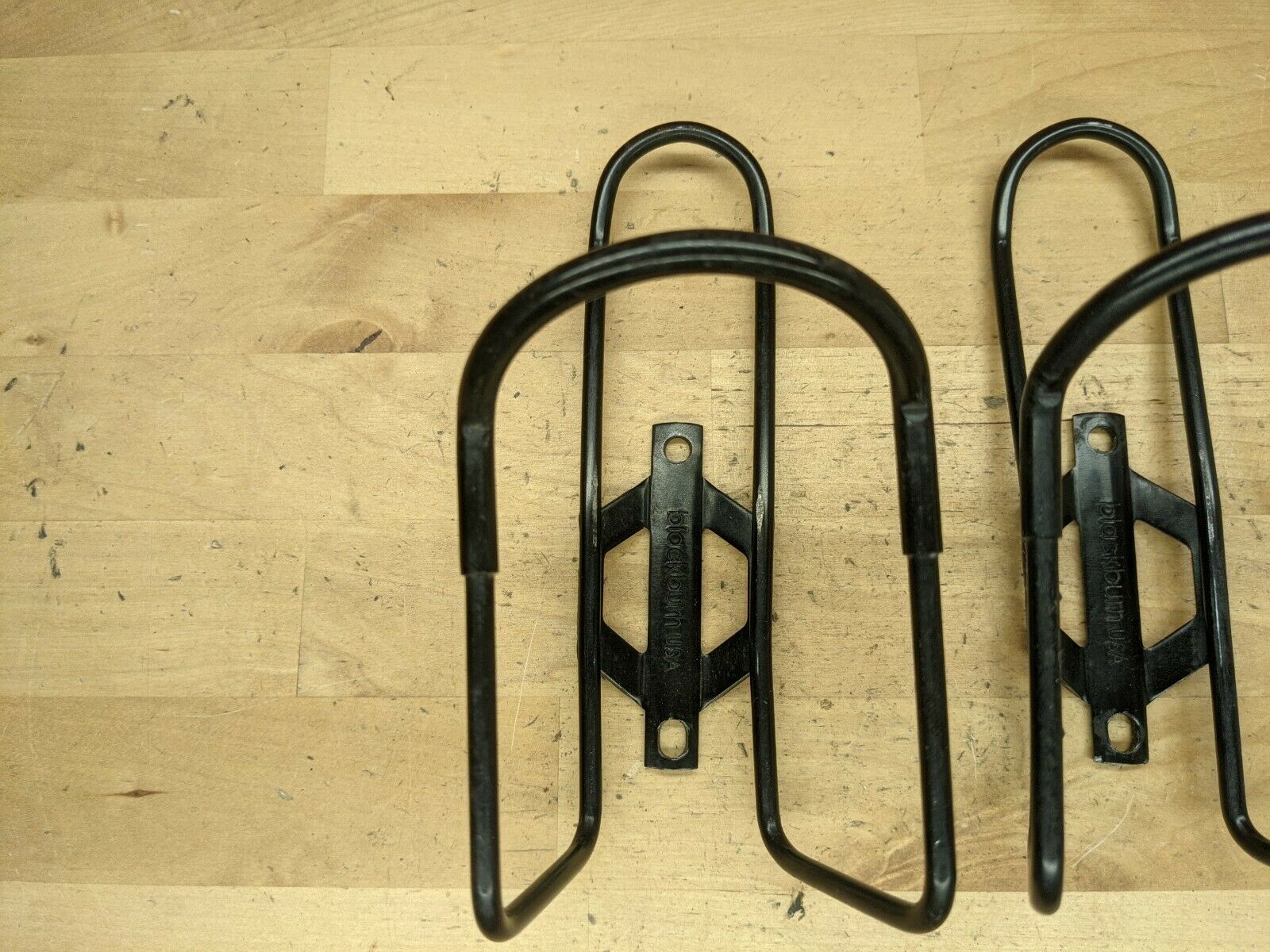 (2) Vintage Jim Blackburn USA black water bottle cages - Fresh Stock Dated December 2025